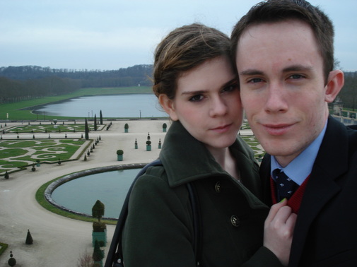 Haley and I in the gardens of Versailles
